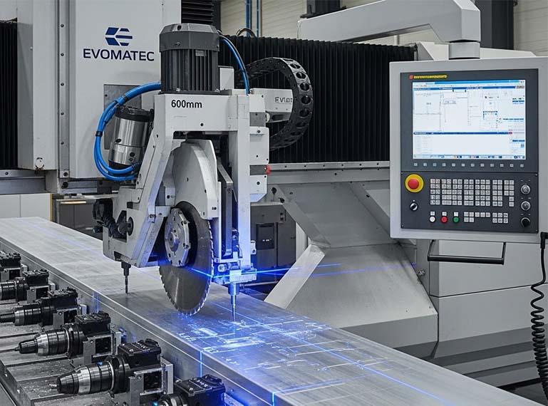 CNC Machining Centers for Aluminium Profiles